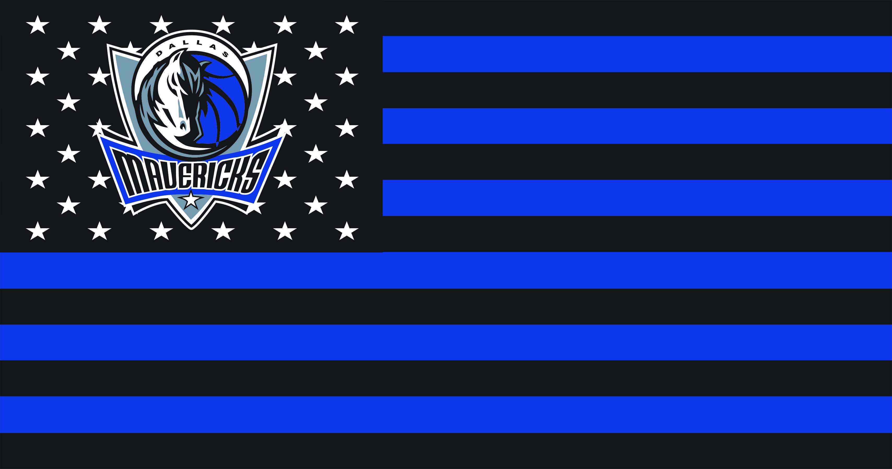 Dallas Mavericks Flag001 logo vinyl decal